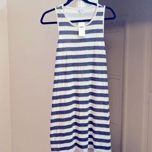 Splendid striped dress in navy/white, size XL. New with tags.